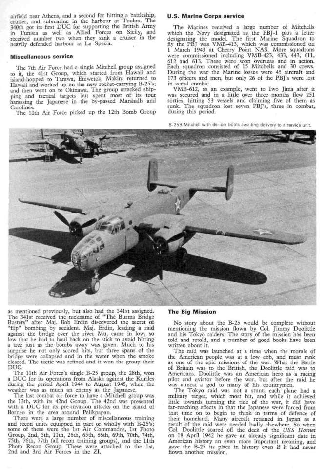 22 North American B-25 Mitchell Page 10-960
