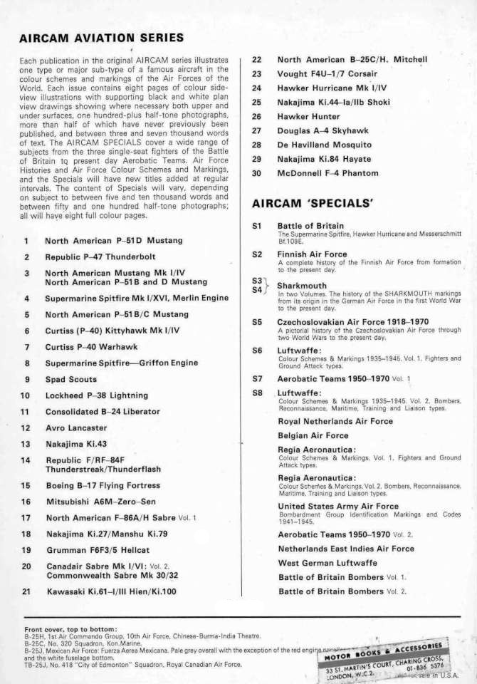 22 North American B-25 Mitchell Page 52-960