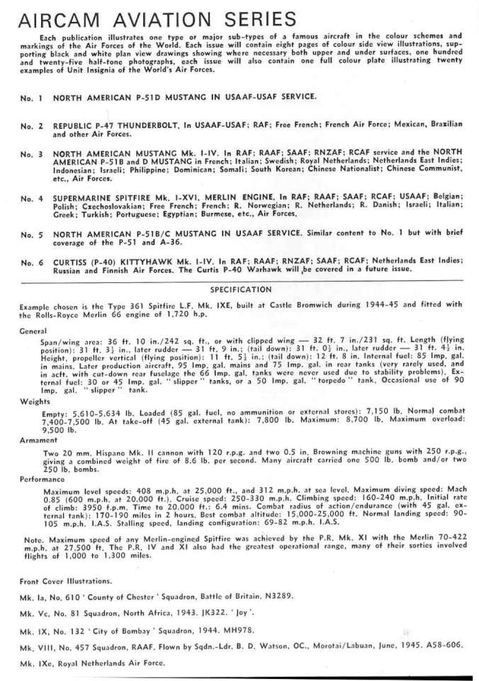 04 Supermarine Spitfire Page 04-960