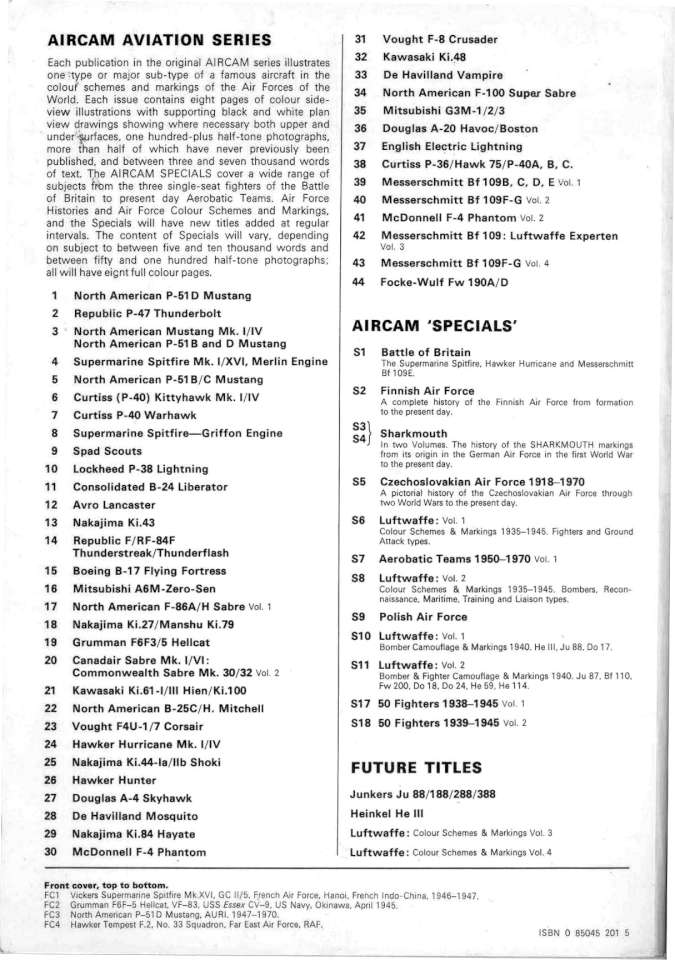 S18 50 Fighters 1939-1945 Vol. 2 Page 52-960