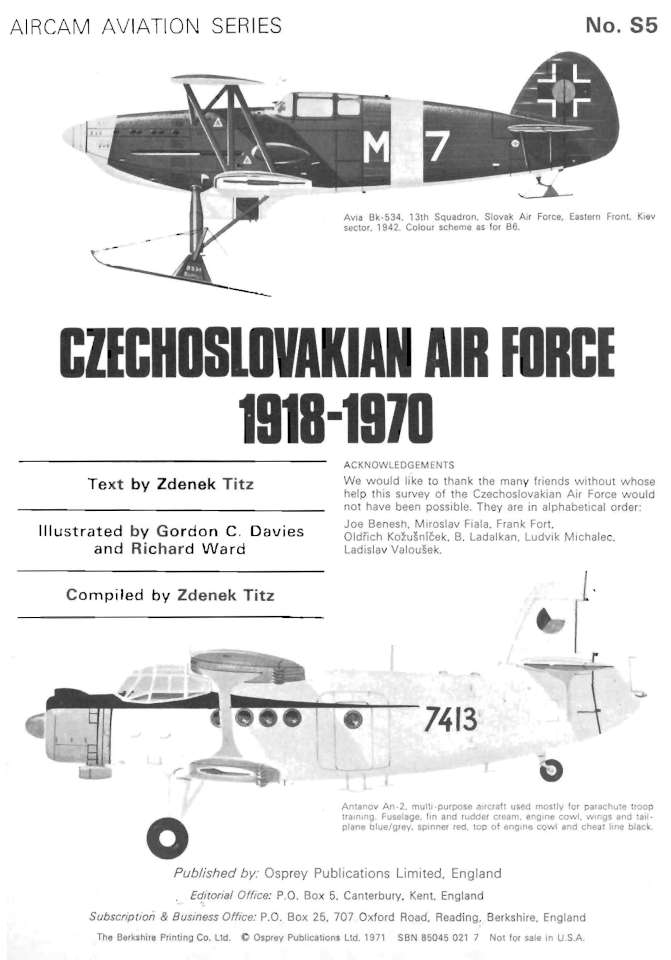 S05 Czechoslovakian Air Force 1918-1970 Page 03-960