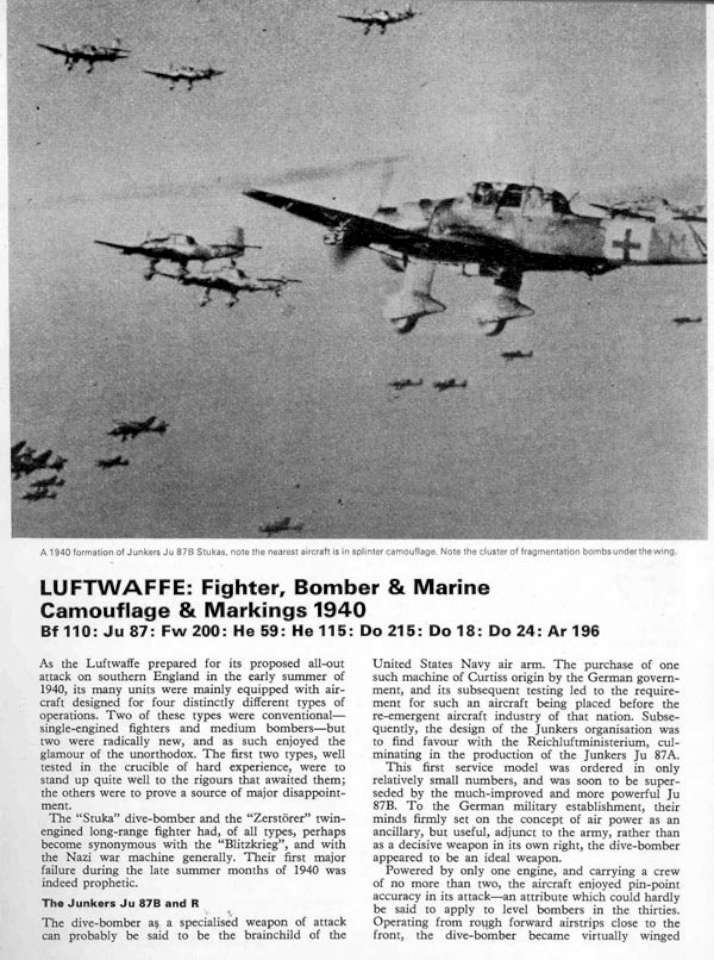 S11 Luftwaffe Camo & Markings 1940 Vol. 2 Page 05-960