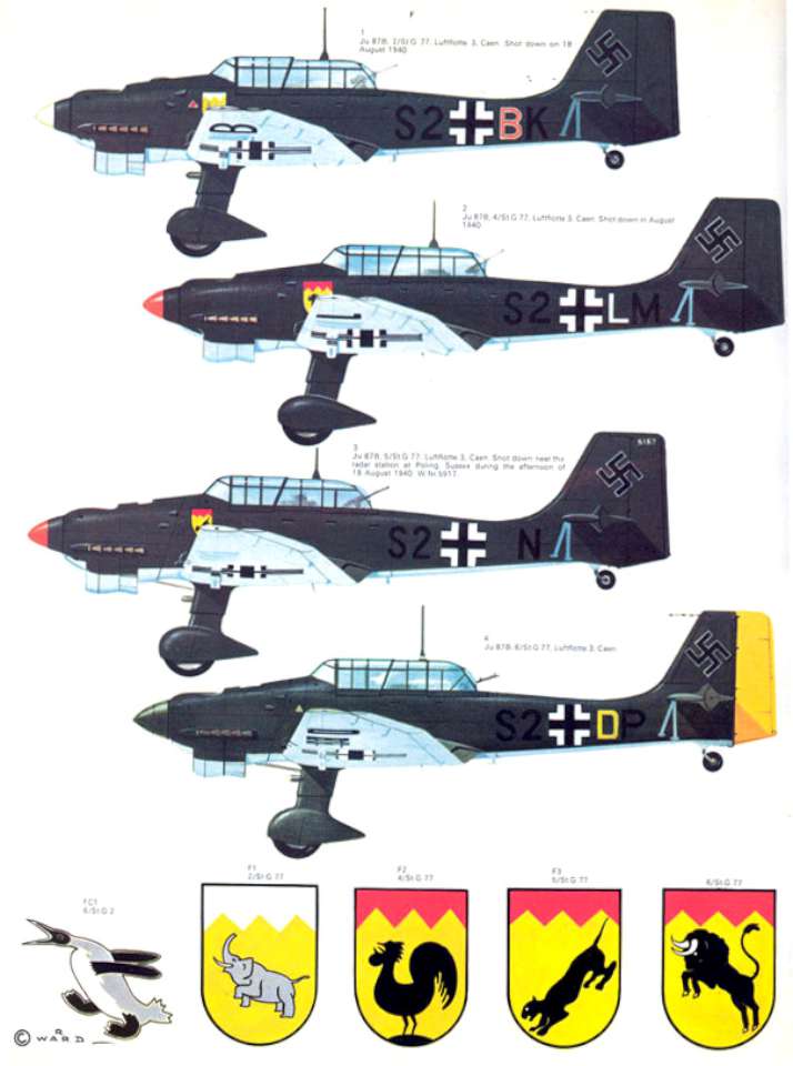S11 Luftwaffe Camo & Markings 1940 Vol. 2 Page 32-960