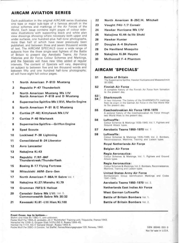 S08 Luftwaffe Colour & Markings 1935-1945 Vol. 2 Page 50-960