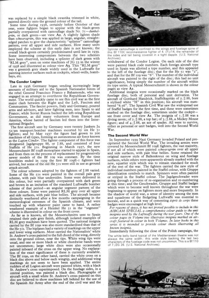 S06 Luftwaffe Colour & Markings 1935-1945 Vol. 1 Page 07-960