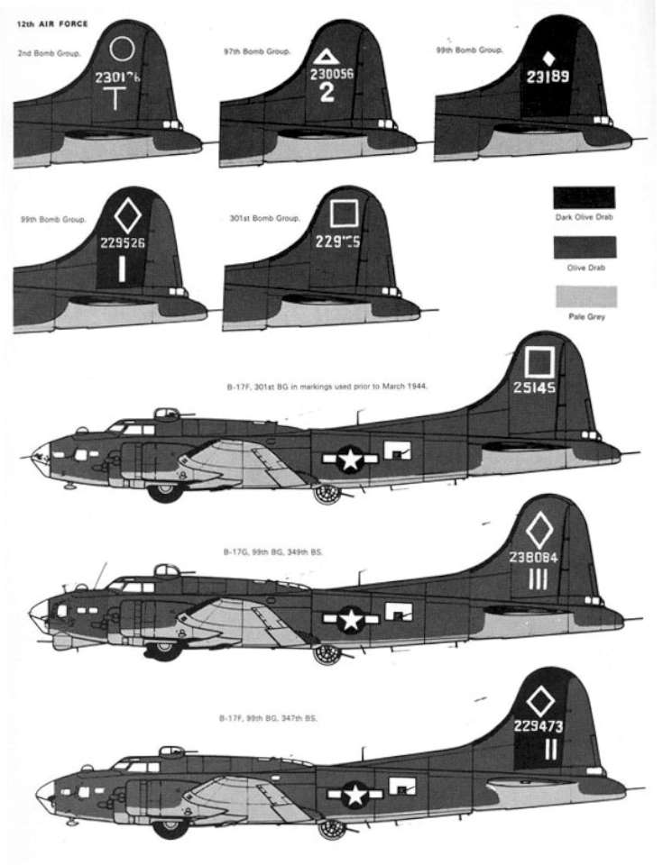 S14 USAAF Bomber Markings & Camo 1941-1945 Vol. 2 Page 40-960