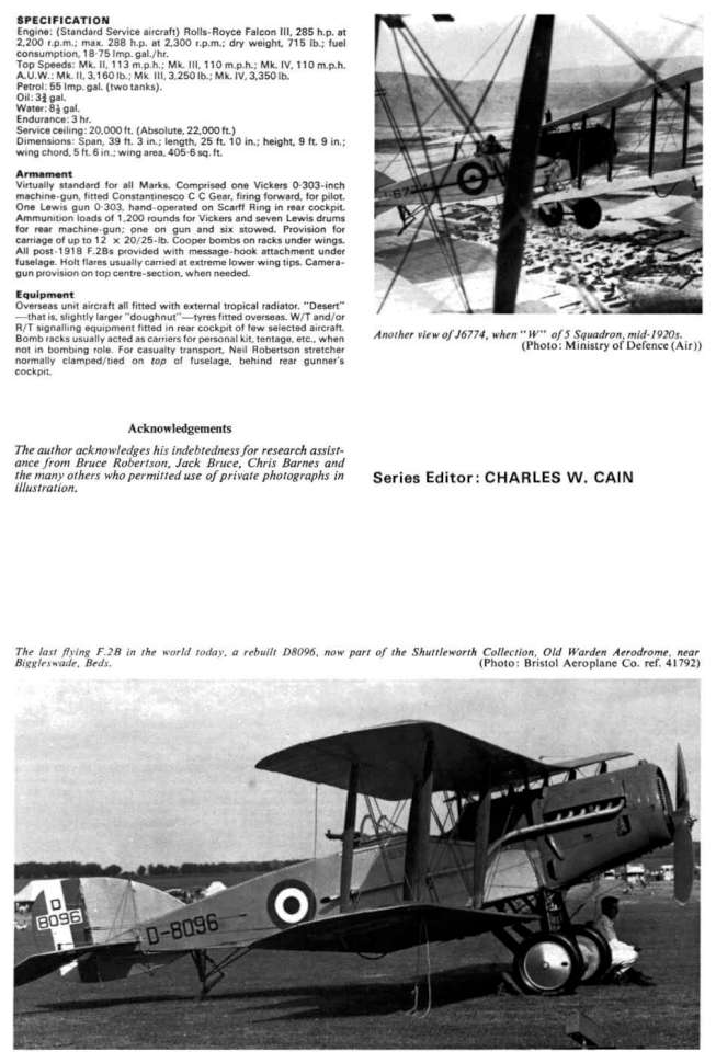 Bristol F2B Brisfit (Post-War) (237) Page 26-960