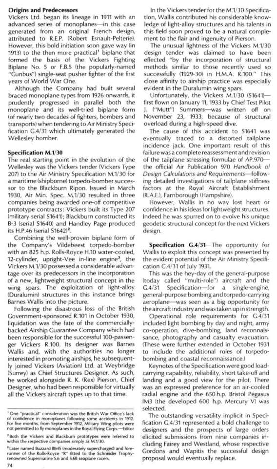 Vickers Wellesley Variants (256) Page 04-960