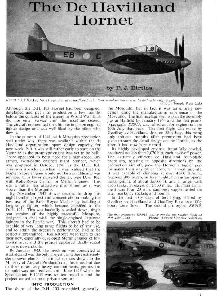 De Havilland Hornet (174) Page 03-960