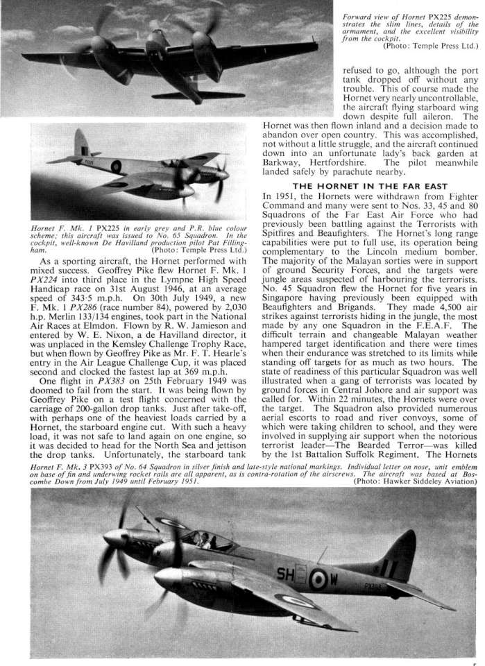De Havilland Hornet (174) Page 05-960