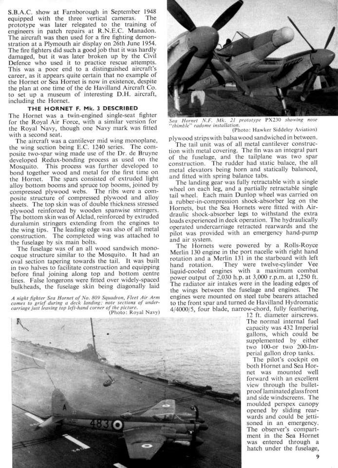 De Havilland Hornet (174) Page 09-960
