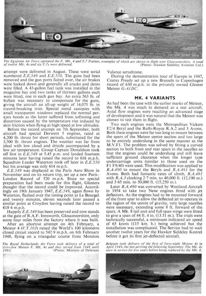 Gloster Meteor F.IV (78+) Page 08-960
