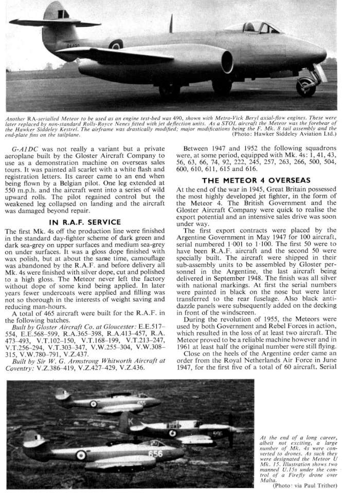 Gloster Meteor F.IV (78+) Page 10-960