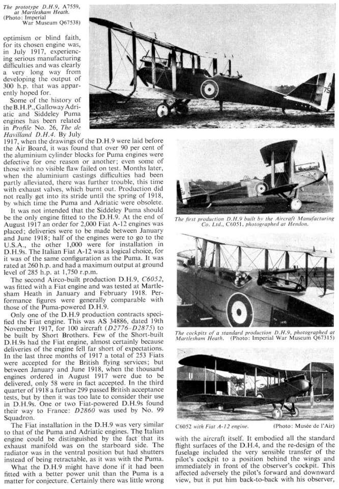 De Havilland DH9 (62) Page 04-960