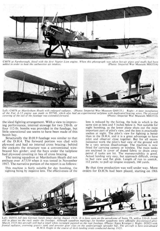 De Havilland DH9 (62) Page 05-960