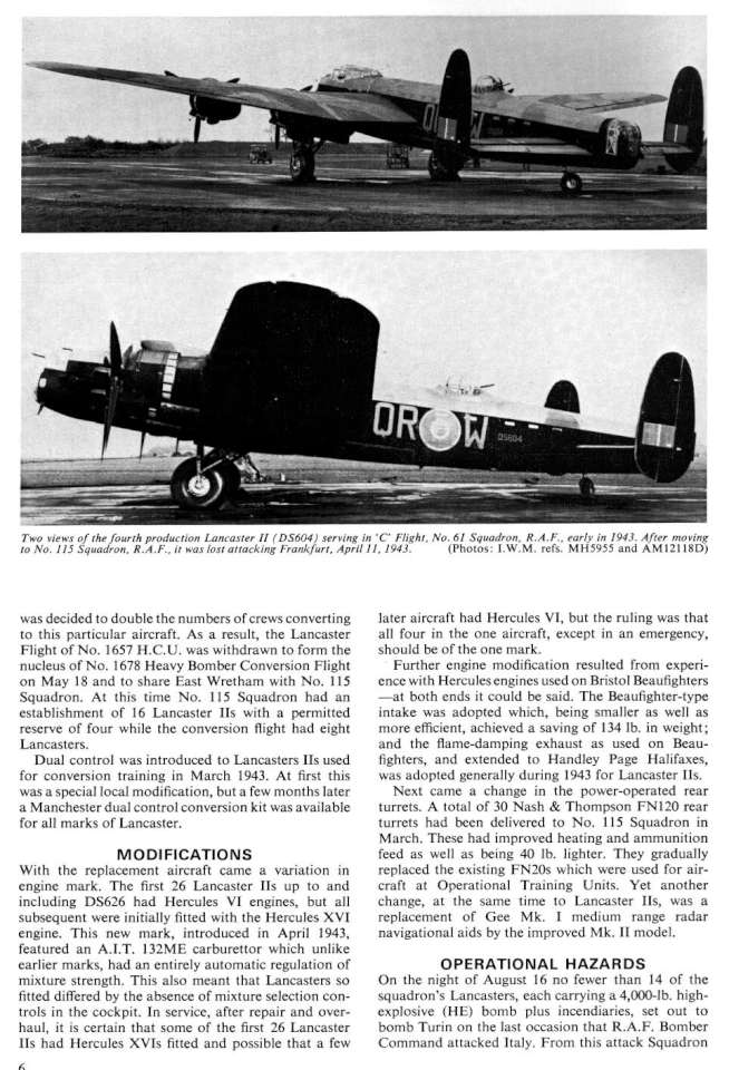 Avro Lancaster II (235) Page 08-960