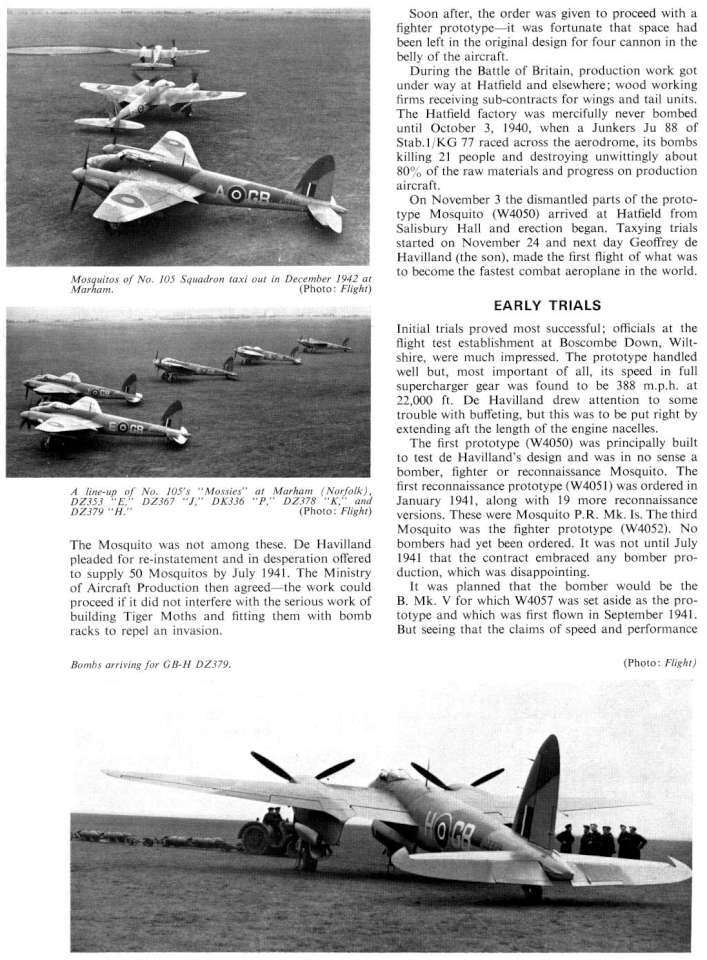 De Havilland Mosquito IV (209) Page 08-960