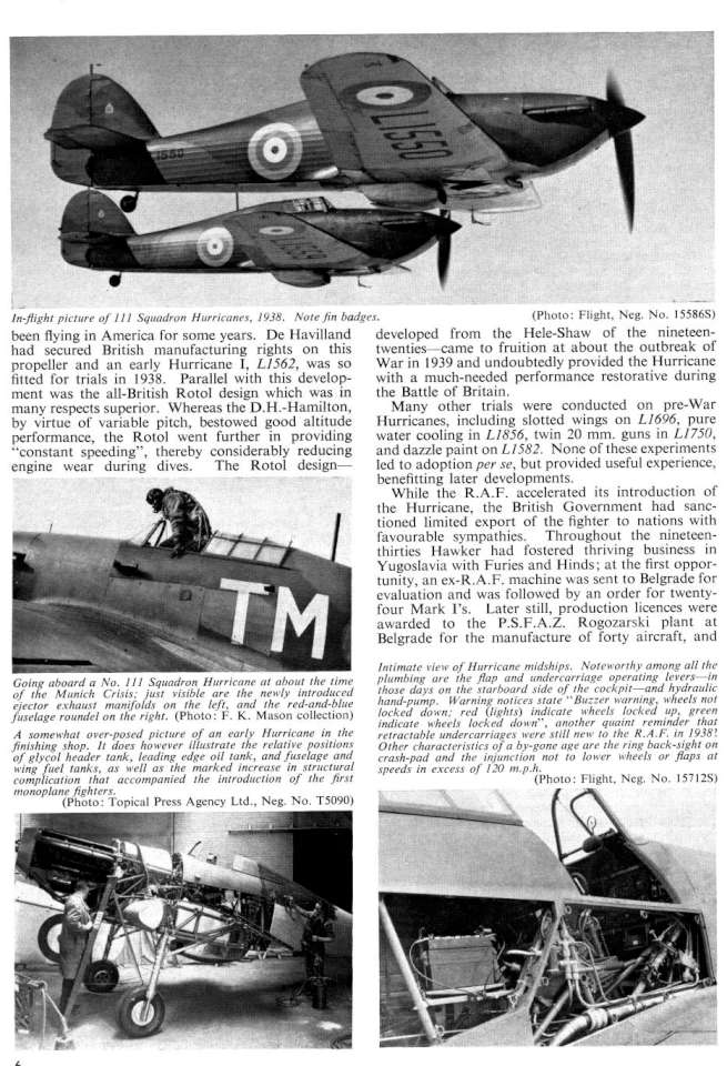 Hawker Hurricane I (111) Page 06-960