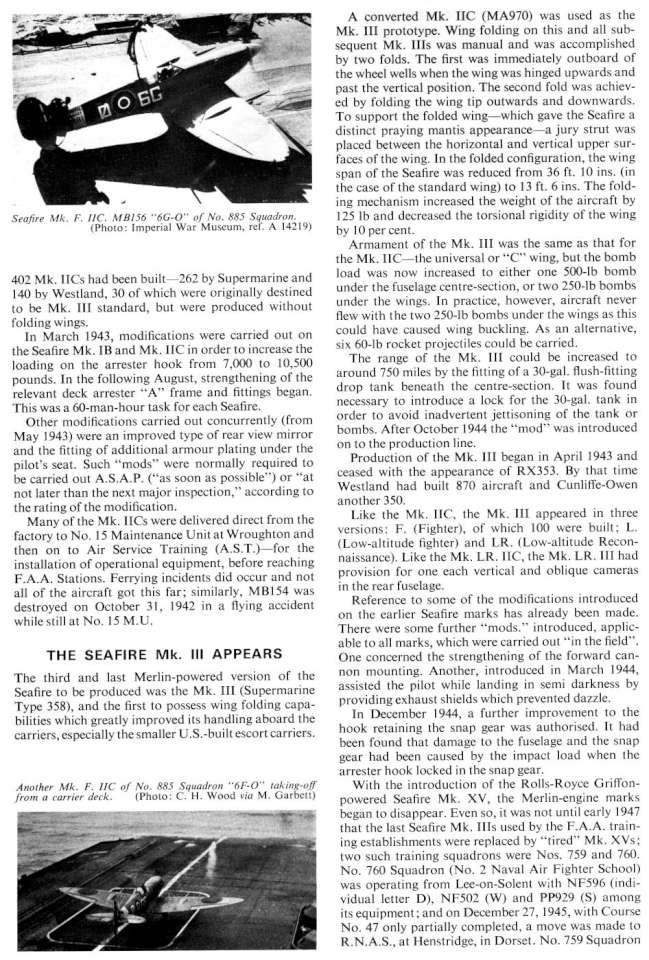 Supermarine Seafire (221) Page 05-960