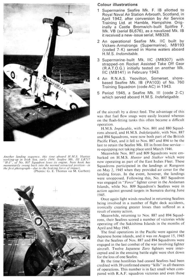Supermarine Seafire (221) Page 09-960