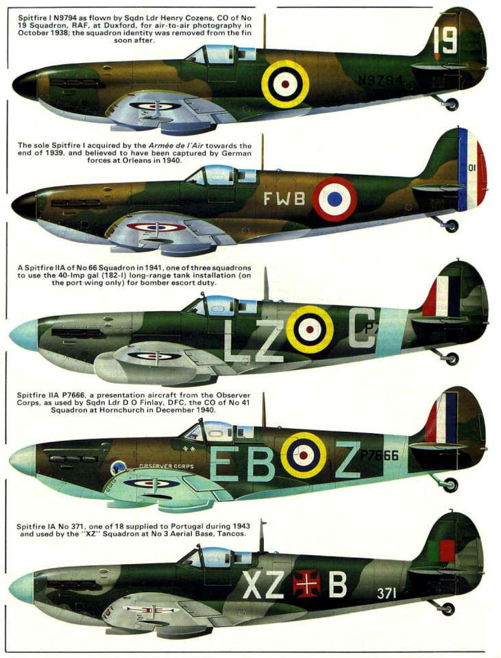 Supermarine Spitfire I & II (41+) Page 13-960
