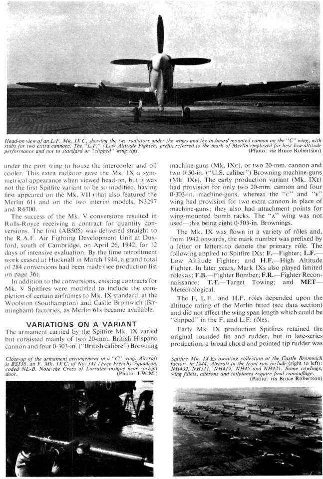 Supermarine Spitfire IX Variants (206) Page 03-960