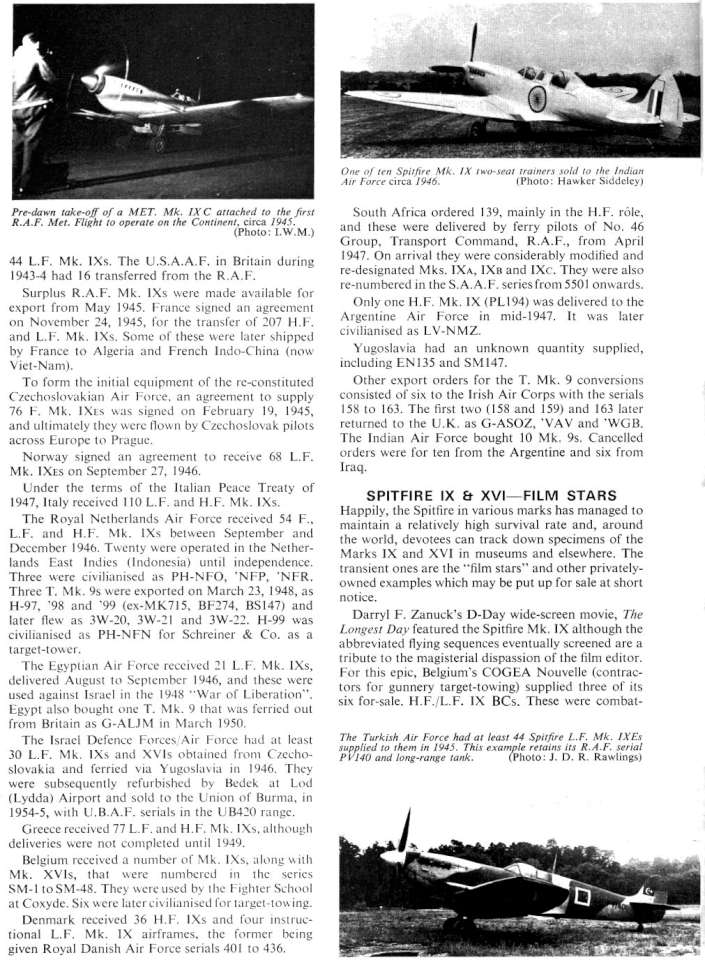 Supermarine Spitfire IX Variants (206) Page 13-960