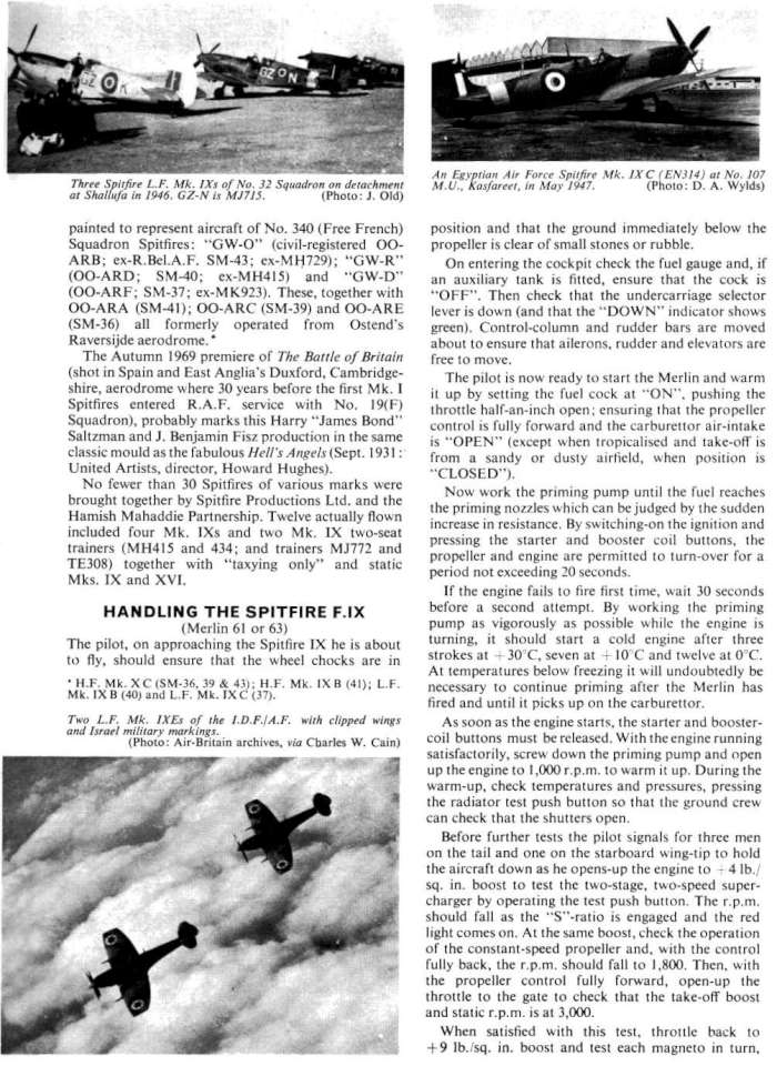 Supermarine Spitfire IX Variants (206) Page 14-960