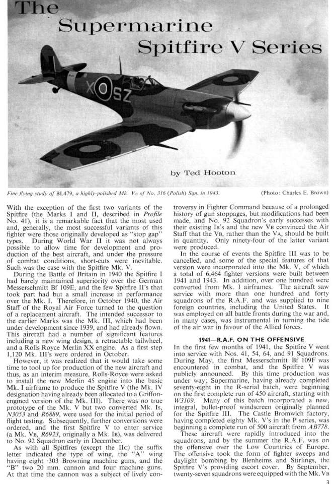 Supermarine Spitfire V (166) Page 03-960