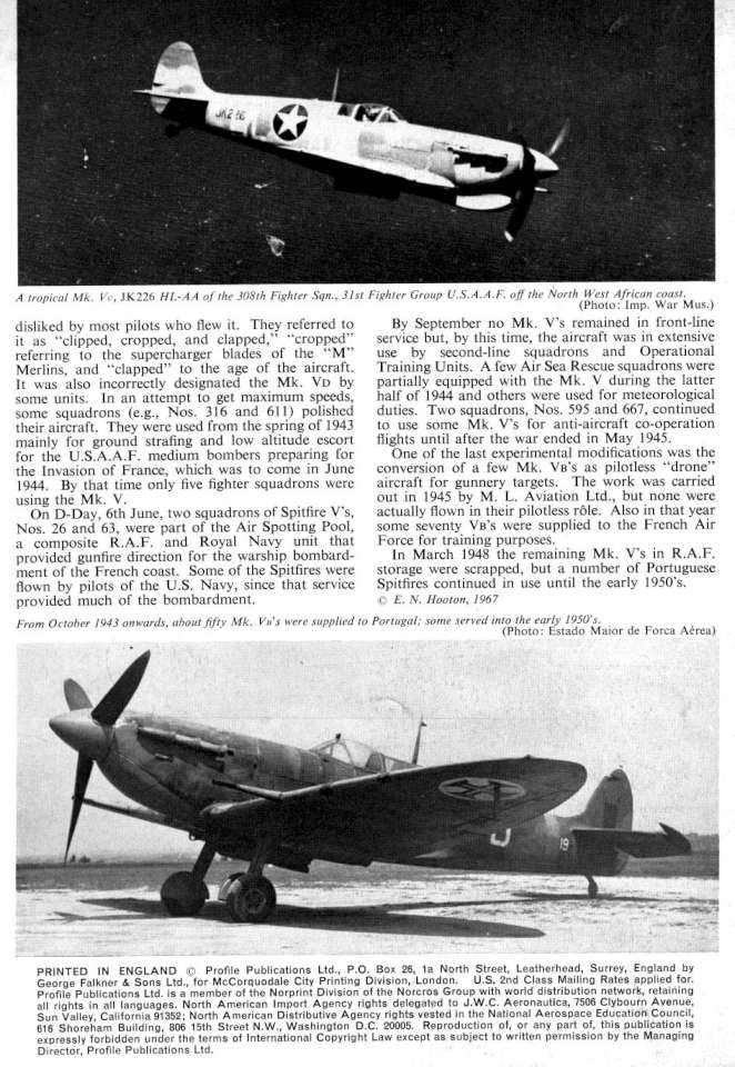 Supermarine Spitfire V (166) Page 12-960