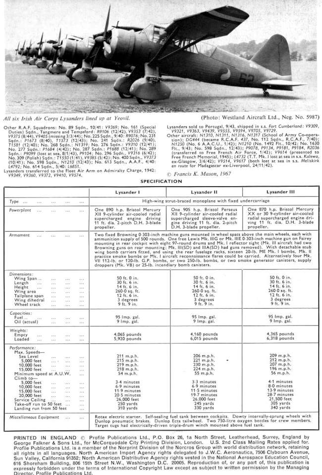 Westland Lysander (159) Page 16-960