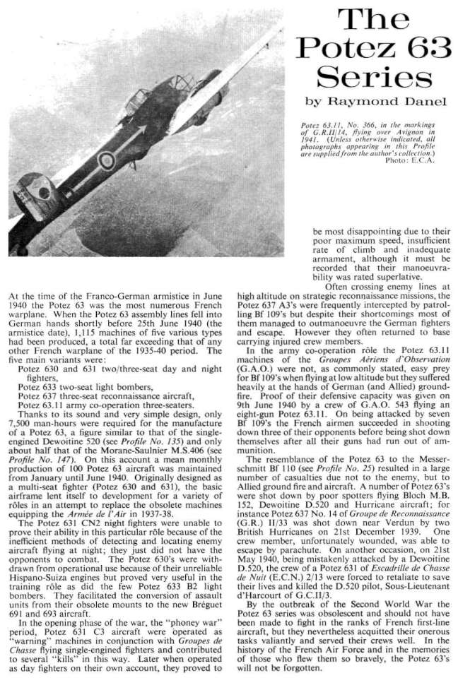 Potez 63 Series (195) Page 03-960
