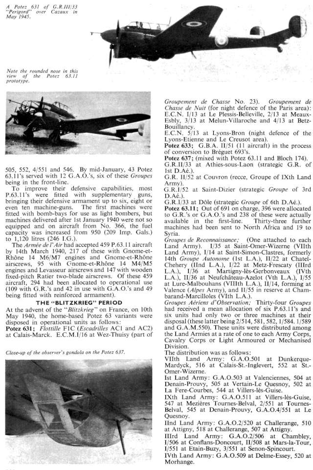 Potez 63 Series (195) Page 11-960