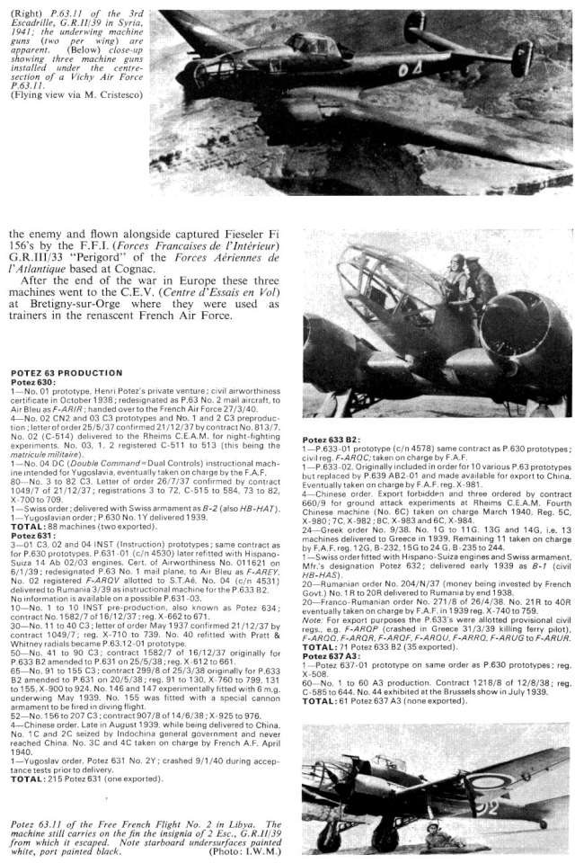 Potez 63 Series (195) Page 14-960