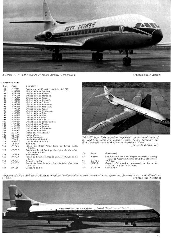 Sud Caravelle 3 & 6 (180) Page 13-960