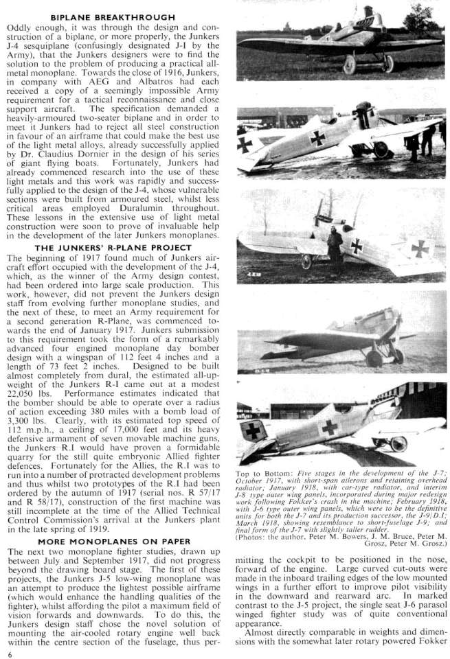Junkers Monoplanes (187) Page 06-960