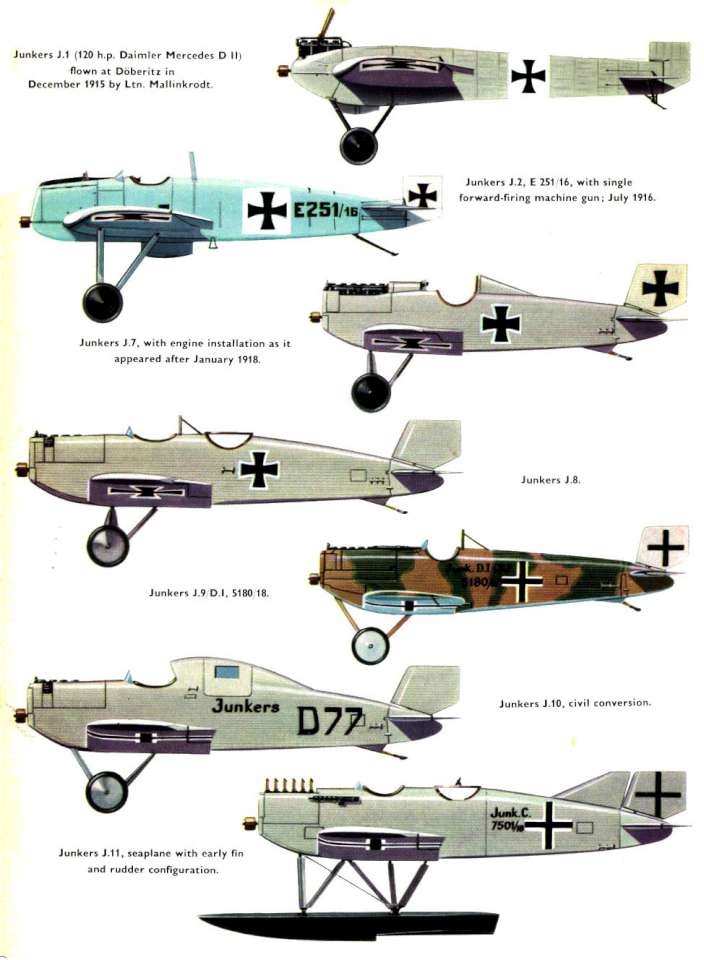 Junkers Monoplanes (187) Page 11-960