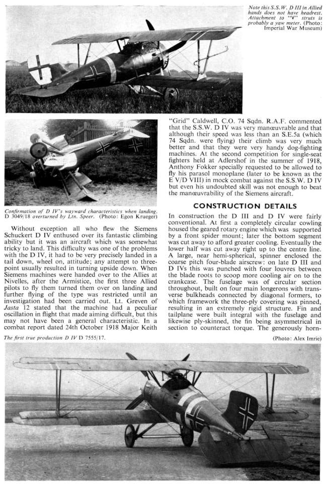 Siemens Schuckert DIII & IV(86) Page 09-960