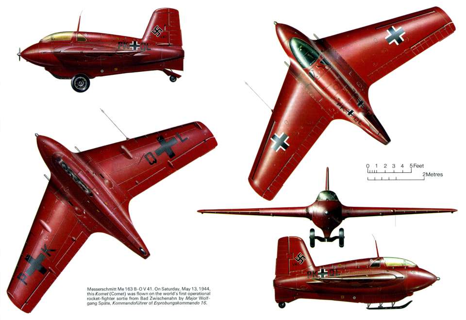 Me163 Komet 5view-960