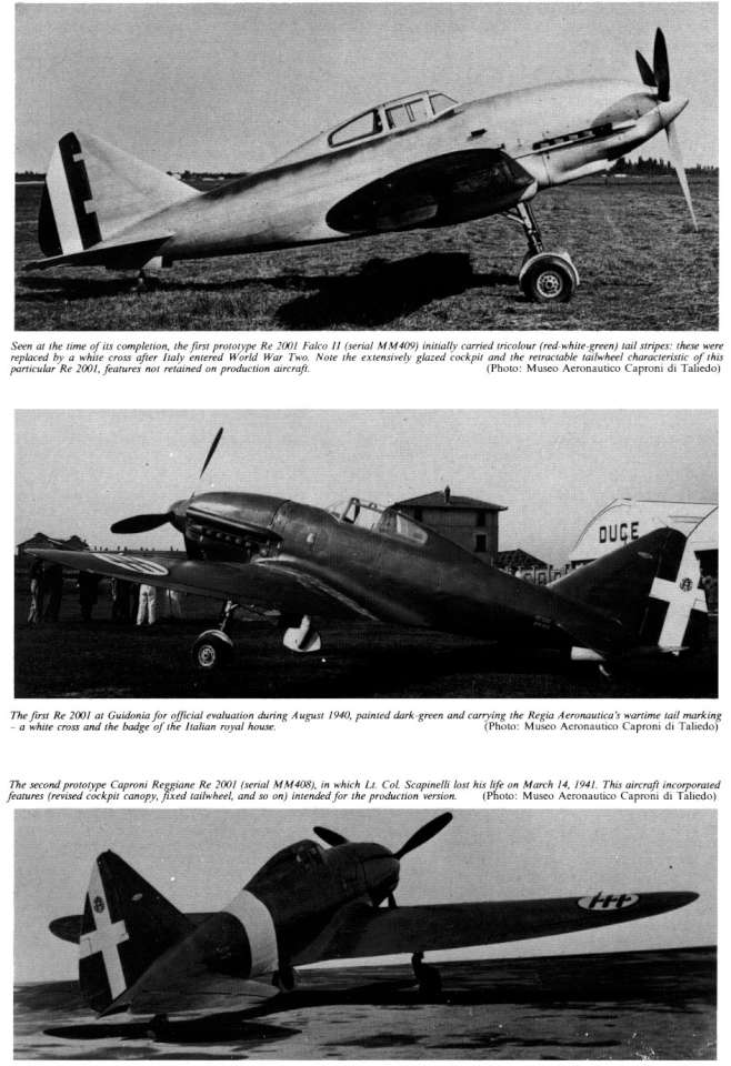 Caproni Reggianne Re2001, 2002, 2005 (244) Page 05-960