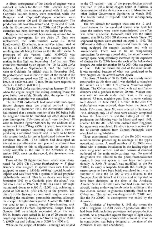 Caproni Reggianne Re2001, 2002, 2005 (244) Page 08-960