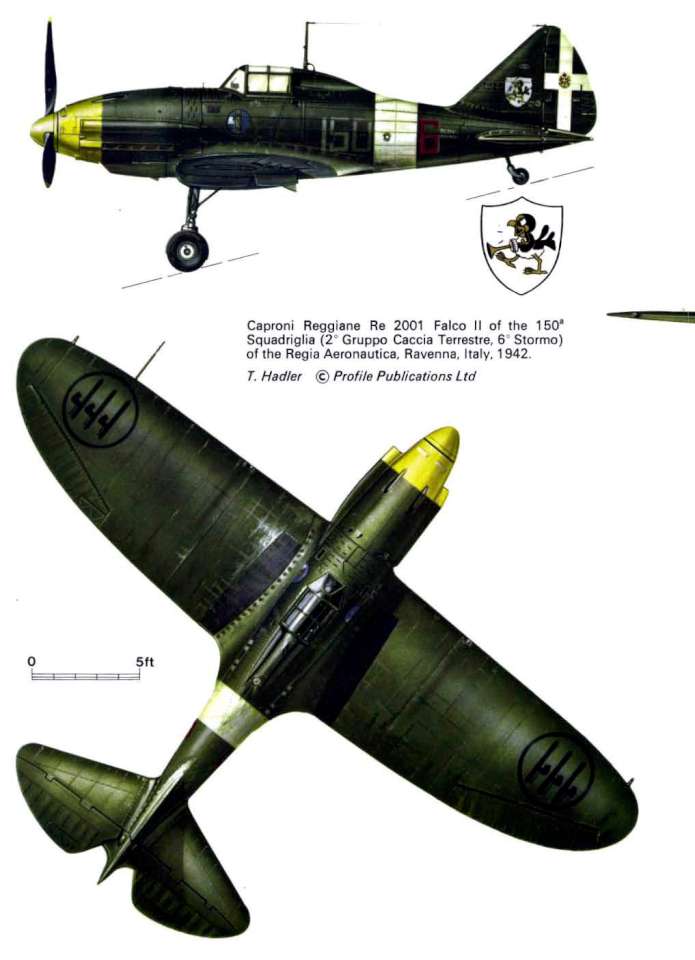 Caproni Reggianne Re2001, 2002, 2005 (244) Page 14-960