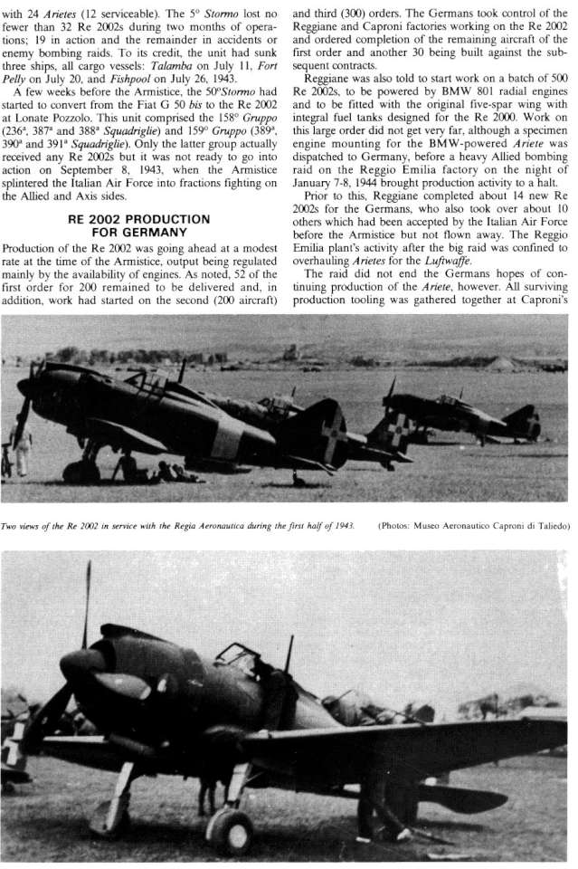 Caproni Reggianne Re2001, 2002, 2005 (244) Page 21-960