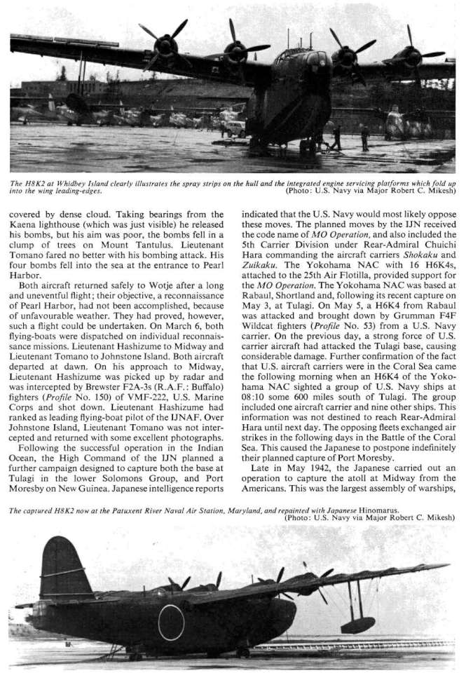 Kawanishi 4-Motor Flying Boats (233) Page 13-960