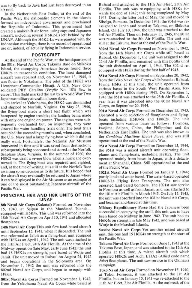 Kawanishi 4-Motor Flying Boats (233) Page 22-960