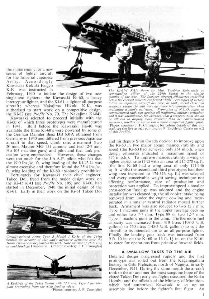 Kawasaki Ki61 Hien (Tony)(118) Page 05-960