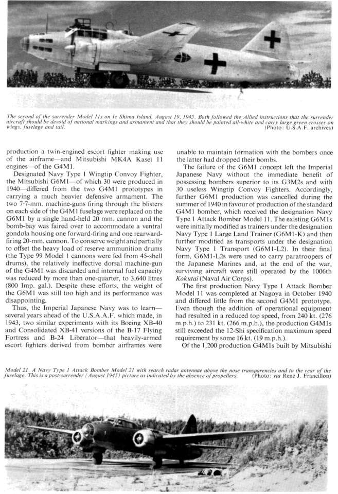 Mitsubishi G4M Betty & Ohka Bomb (210) Page 05-960