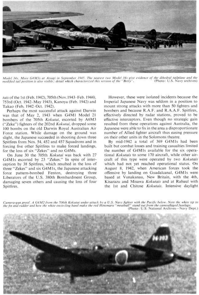 Mitsubishi G4M Betty & Ohka Bomb (210) Page 14-960