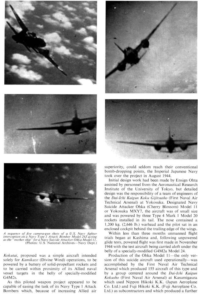 Mitsubishi G4M Betty & Ohka Bomb (210) Page 17-960