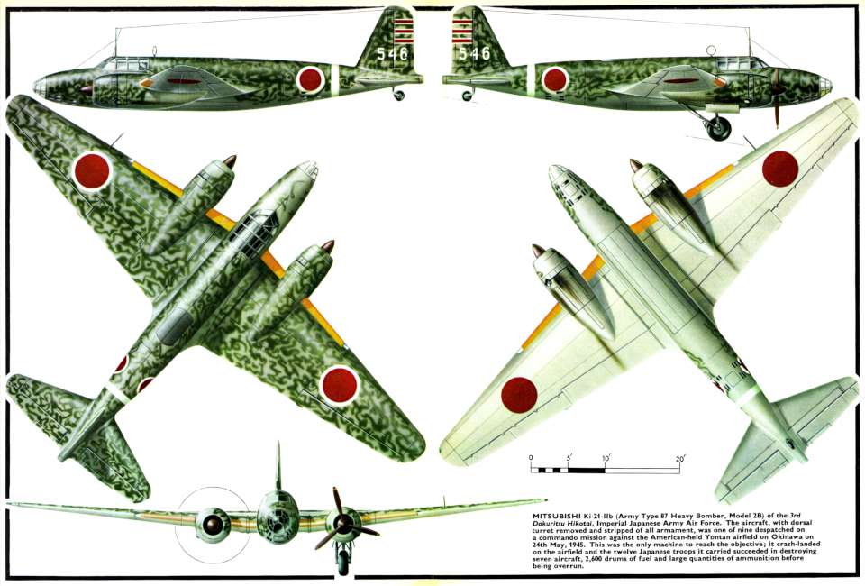 Mitsubishi Ki21 Sally 5view-960